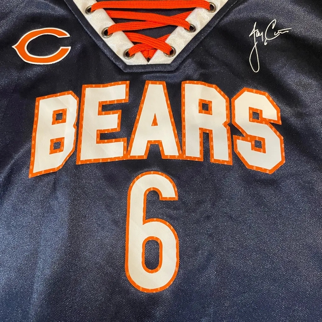 NFL  Bears Women's Jersey - Navy and Orange - Image 2