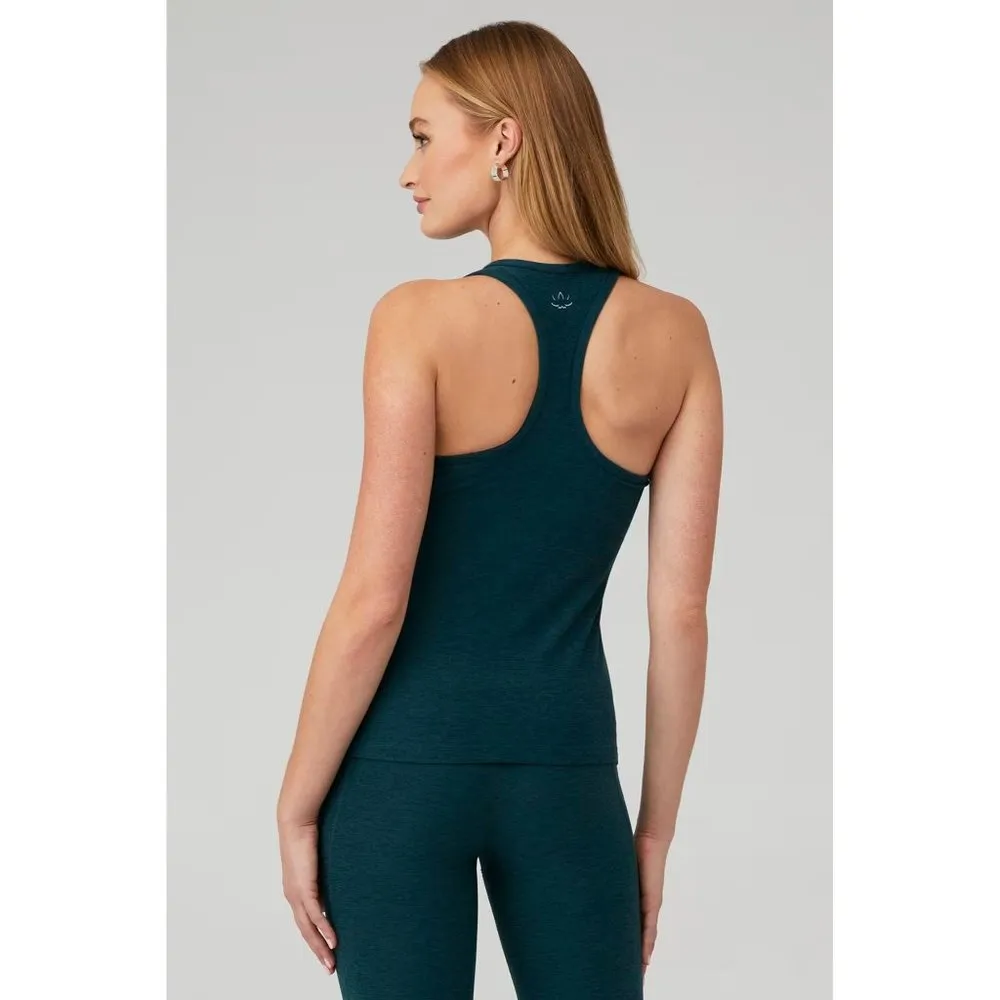 Beyond Yoga Spacedye Step Up Racerback Tank Top Midnight Green Heather Size XS - Image 7