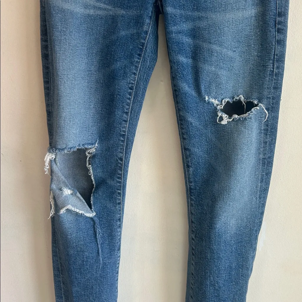 Agolde Lara Skinny Distressed Denim Jeans Size 27 - Image 6