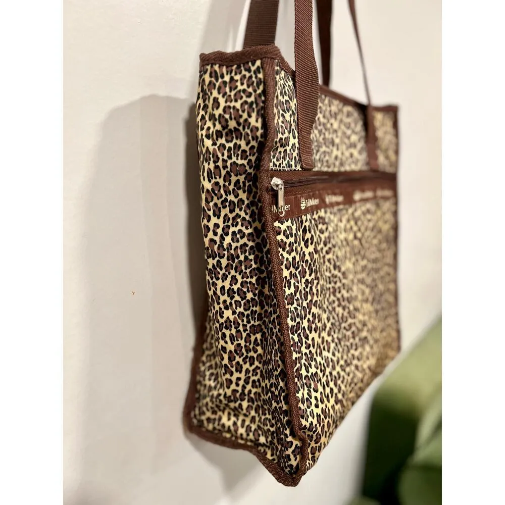 Trail Maker Leopard Tote Brown - Image 4