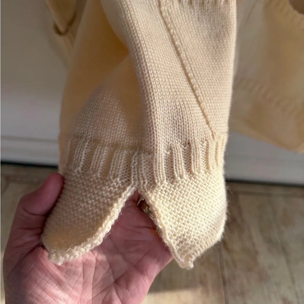 WoolOvers British Cream Wool Cardigan Button - Image 7