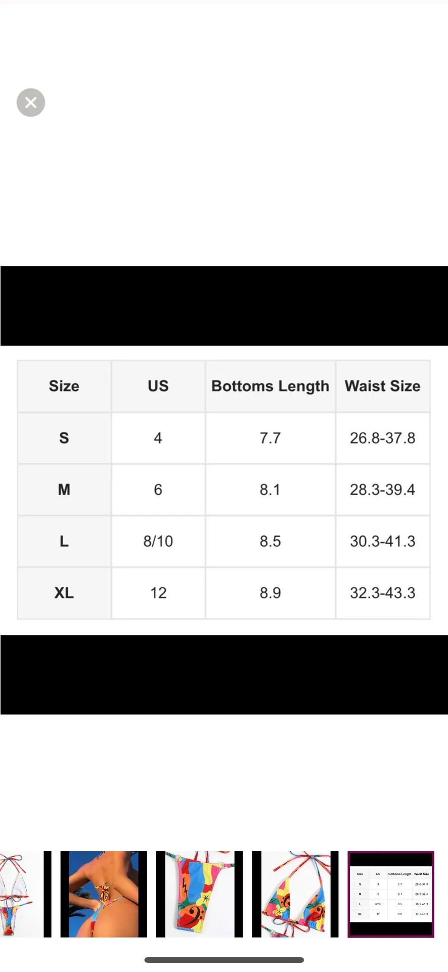 Vibrant, Multi-Colored, Art Abstract, Bikini Set - Image 8