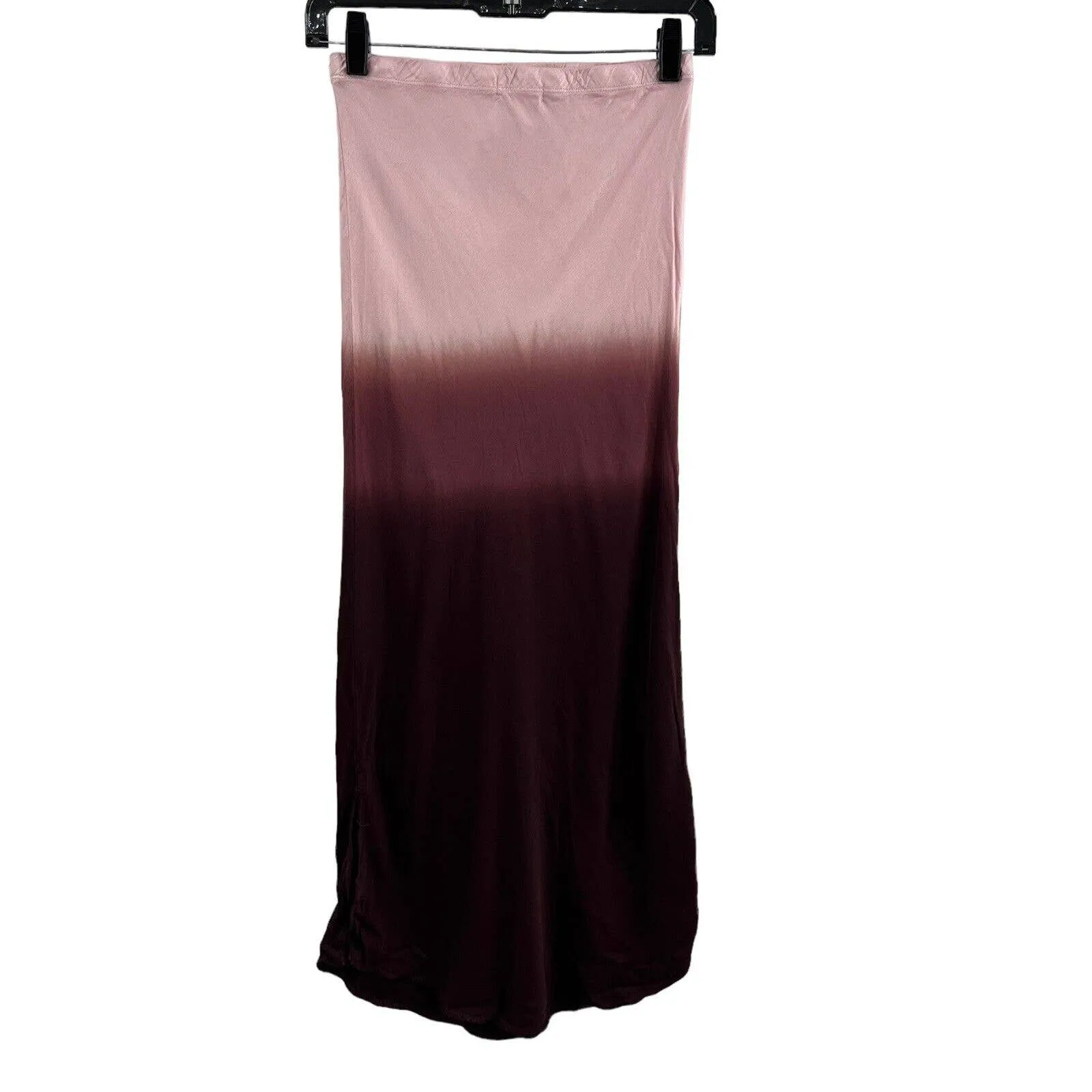 LAMade Maxi Skirt Ombre Dyed Satin XS‎ Pink - Image 4