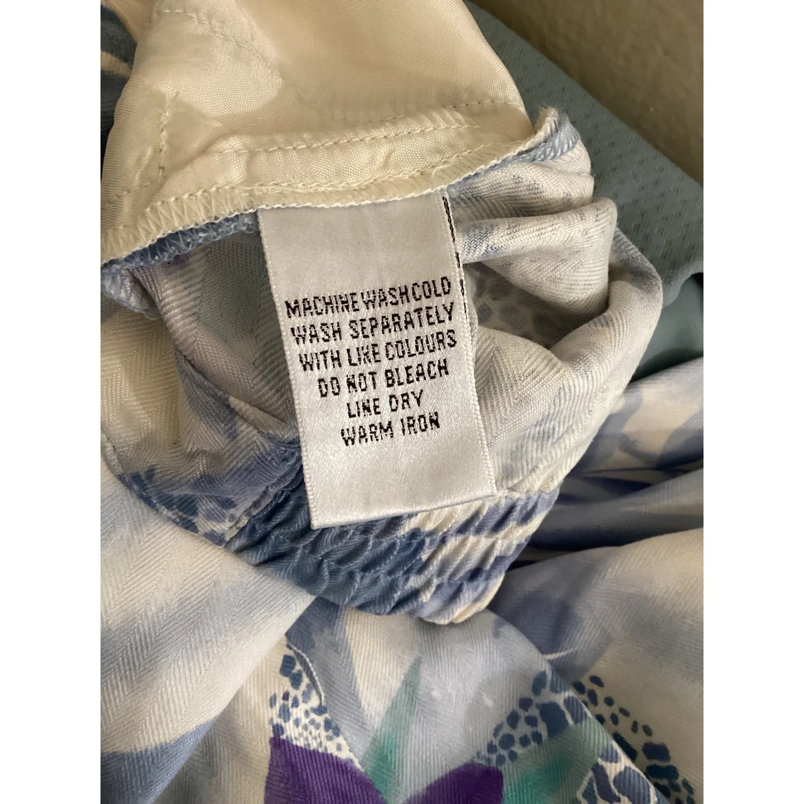 August Silk Women's Silk Floral Print Wide Leg Pants Size S - Image 5