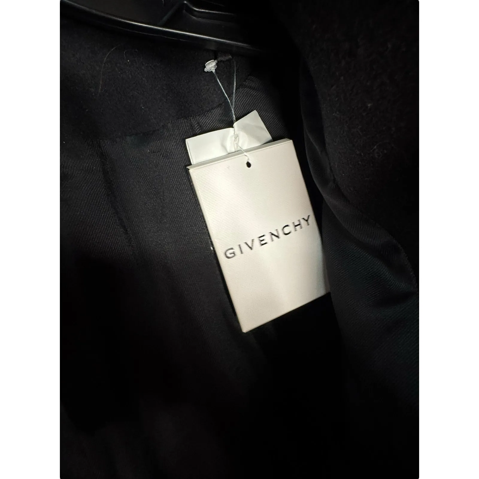 Givenchy NWT Oversized Asymmetric Cropped Double Breasted Wool Coat Size 44 - Image 5