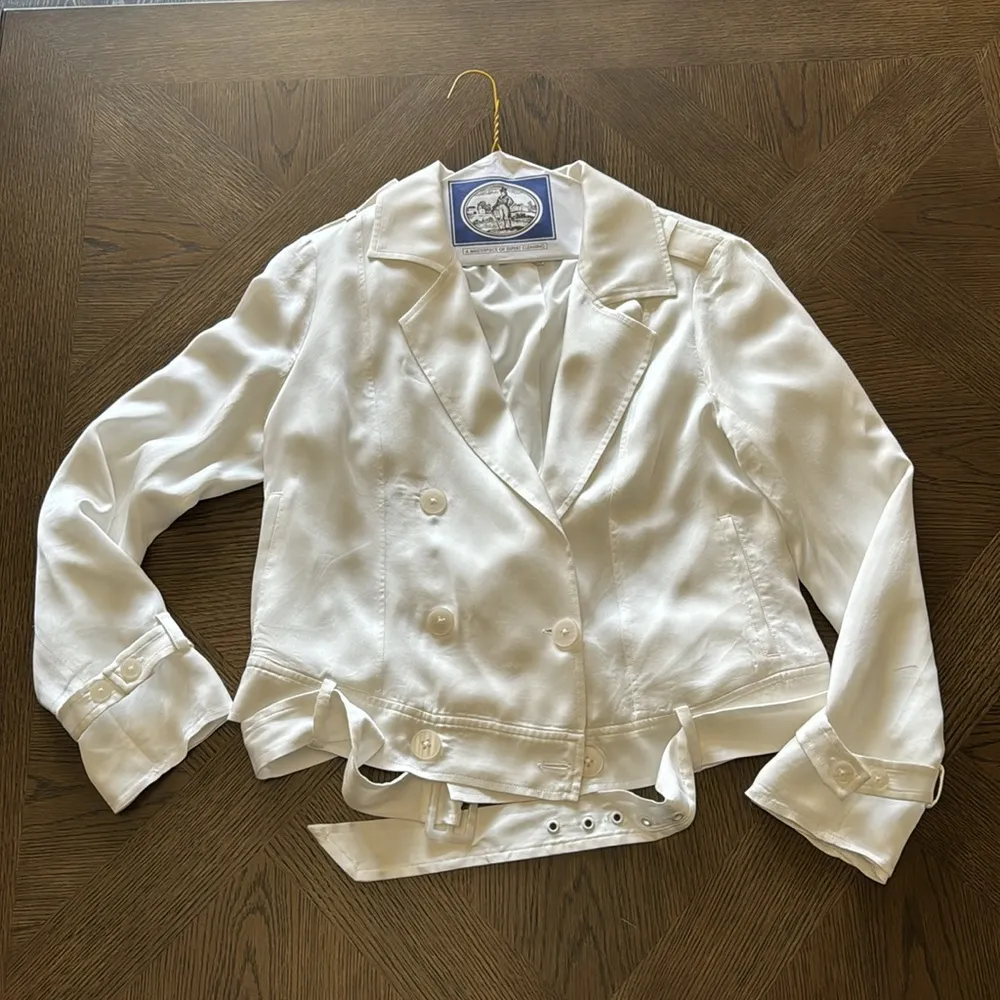 L'AGENCE ONYX JACKET, White, SZ XSmall, $520 - Image 10