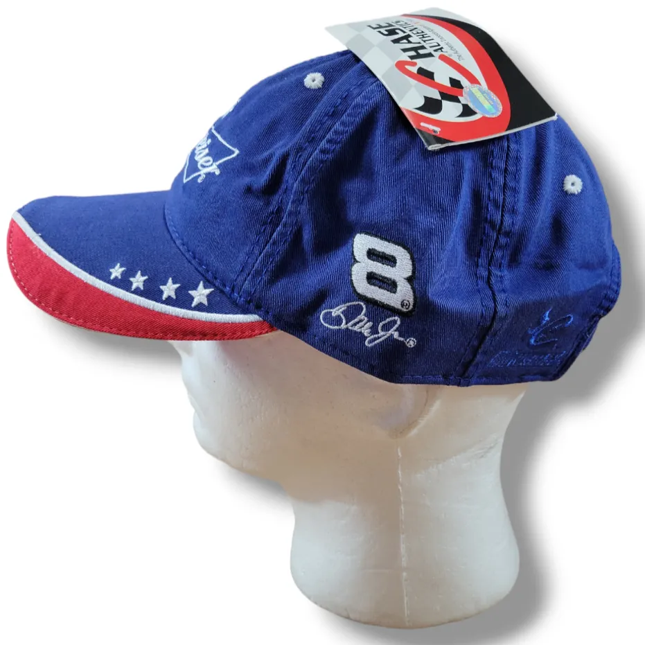 Dale Earnhardt Jr 8 Hat OSFM  NASCAR Budweiser Cap Embroidered Unisex Cap - Image 3