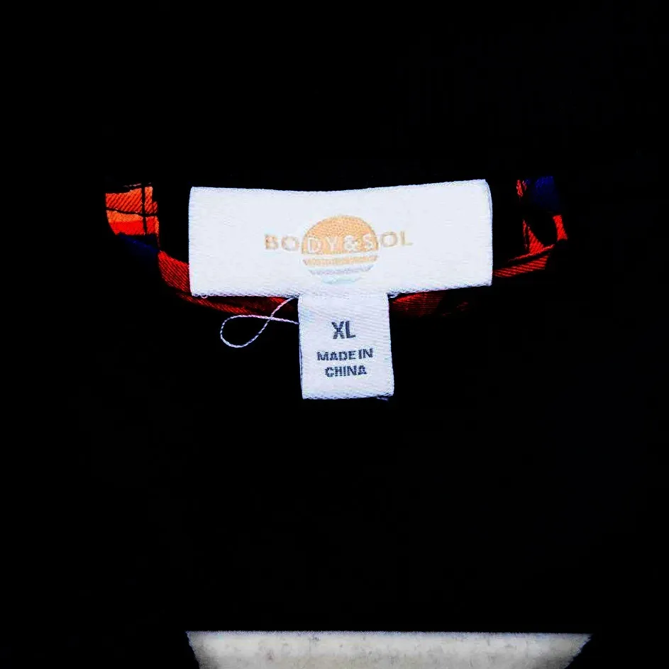 Body & Sol Womens Floral Bomber Jacket Size XL Multicolor Boho Maximalist Artsy Black - Image 3