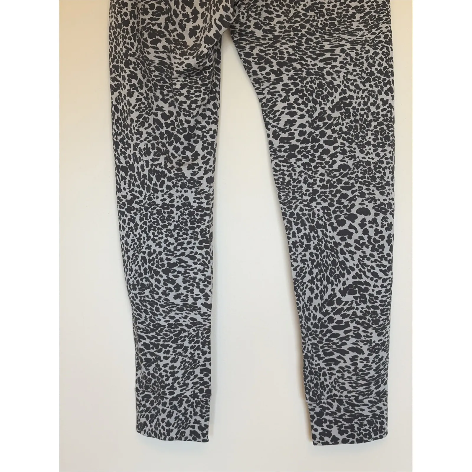 Mono B Gray Grey Cheetah Animal Print Stretch Joggers Casual Lounge Pants 1XL Size XL - Image 7