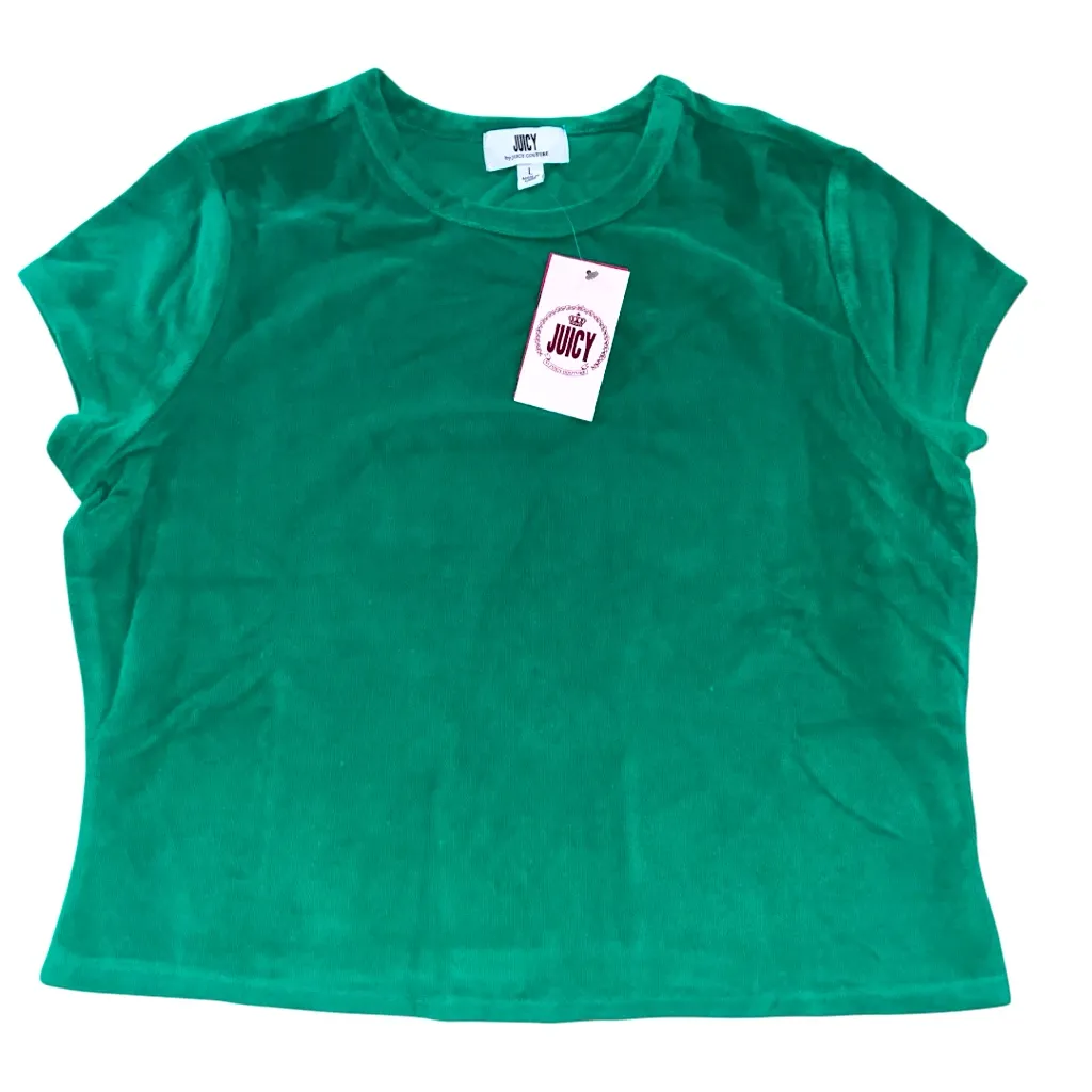 Juicy by Juicy Couture Terry Short Sleeve T-Shirt and High Rise Short - Image 4