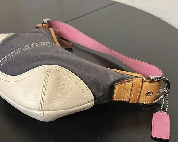 Coach Vintage Colorblock Hobo Bag 9508 - Image 2