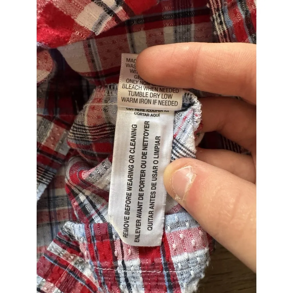 Breckenridge Women’s Short Sleeve Button Down Shirt Size Large Lightweight City - Image 9