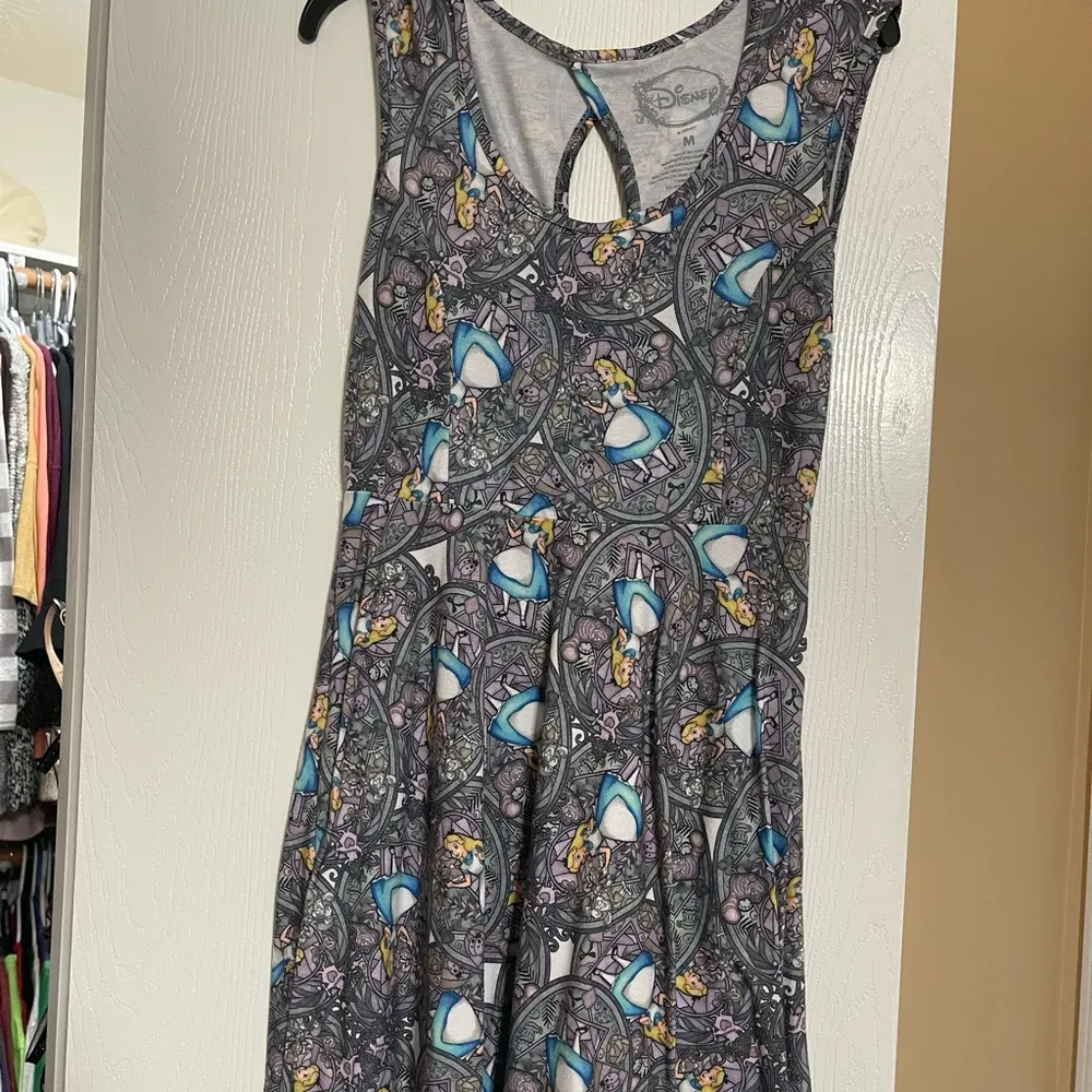 Disney Alice In Wonderland dress Medium - Image 4