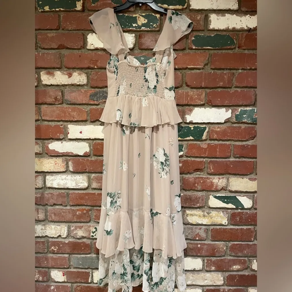 NWT Show Me‎ Your Mumu Reese Ruffle Tier Dress in Bouquet Toss Size Small - Image 5