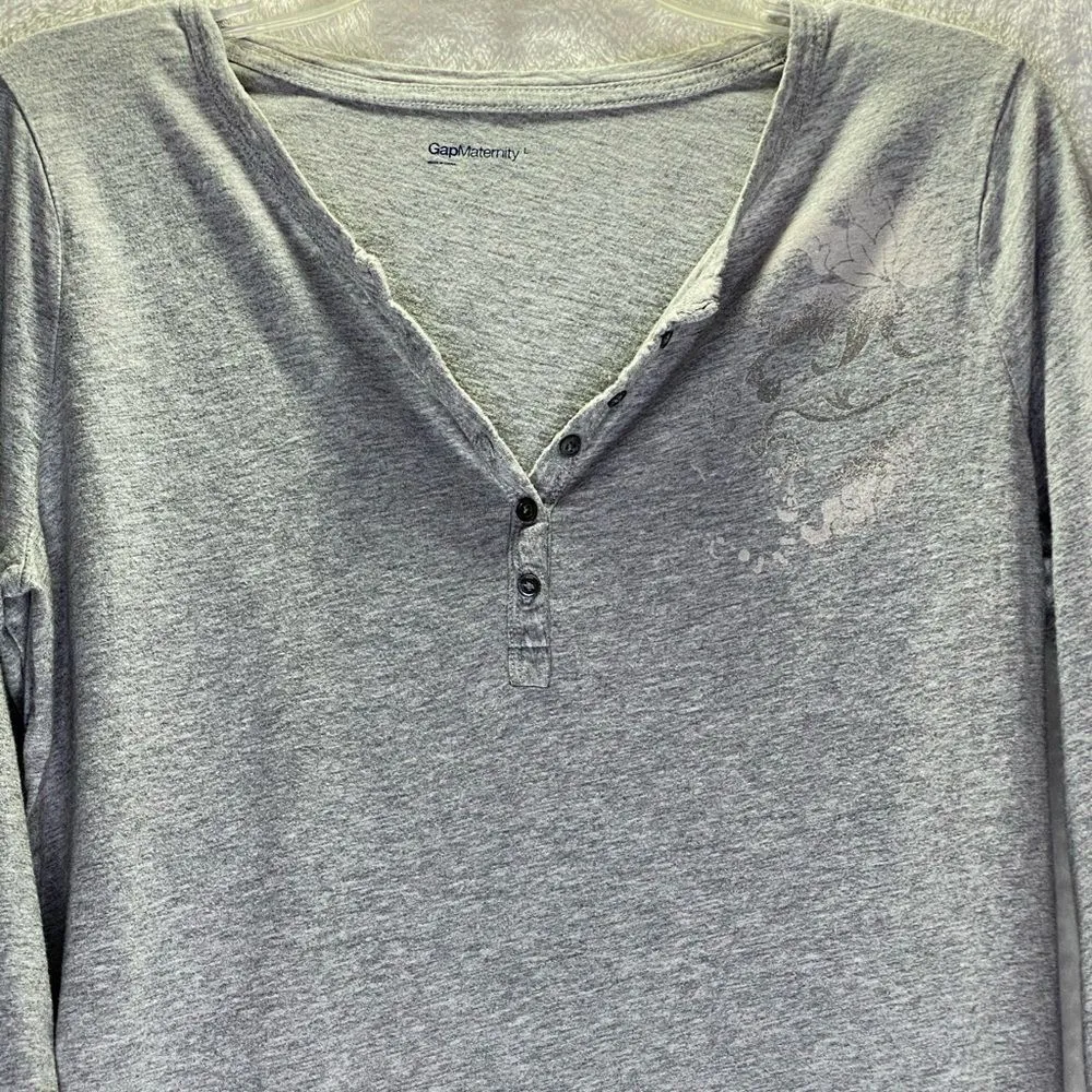 Gap  Maternity Henley Shirt - Image 35