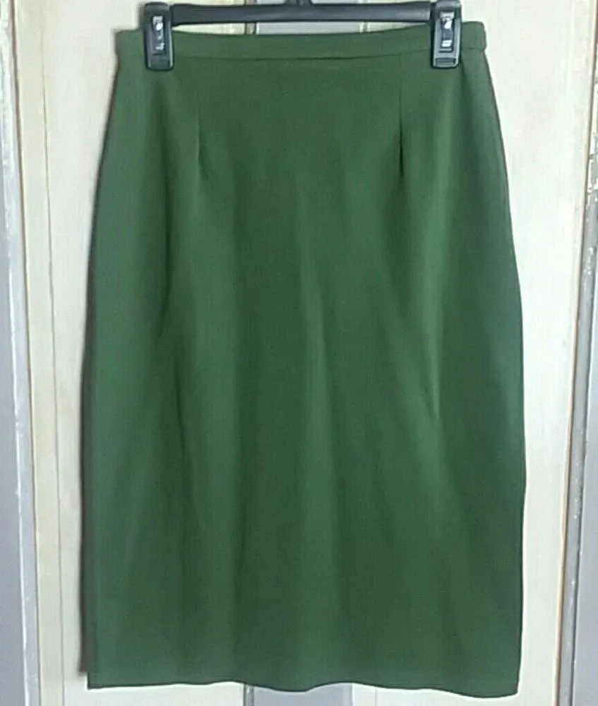 Portfolio by John Bartlett QVC dark green skirt Size 4 - Image 5