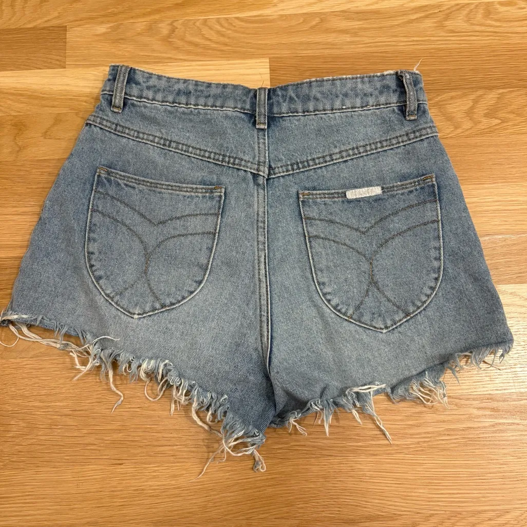 Rolla’s Dusters Short High Rise Slim Sylvie Blue Size 28 - Image 3