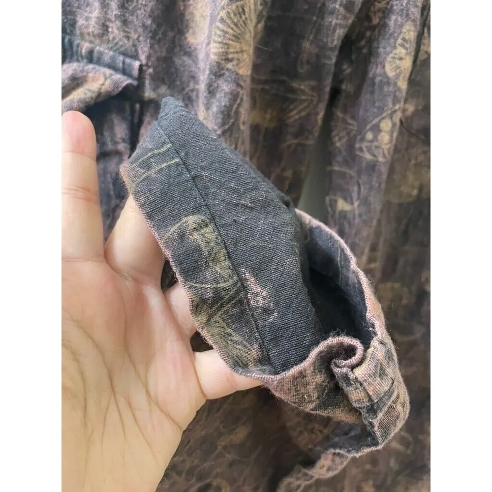 MEXICALI BLUES Woodland Festival WOMEN Mushroom BROWN CARGO Pants S - Image 9