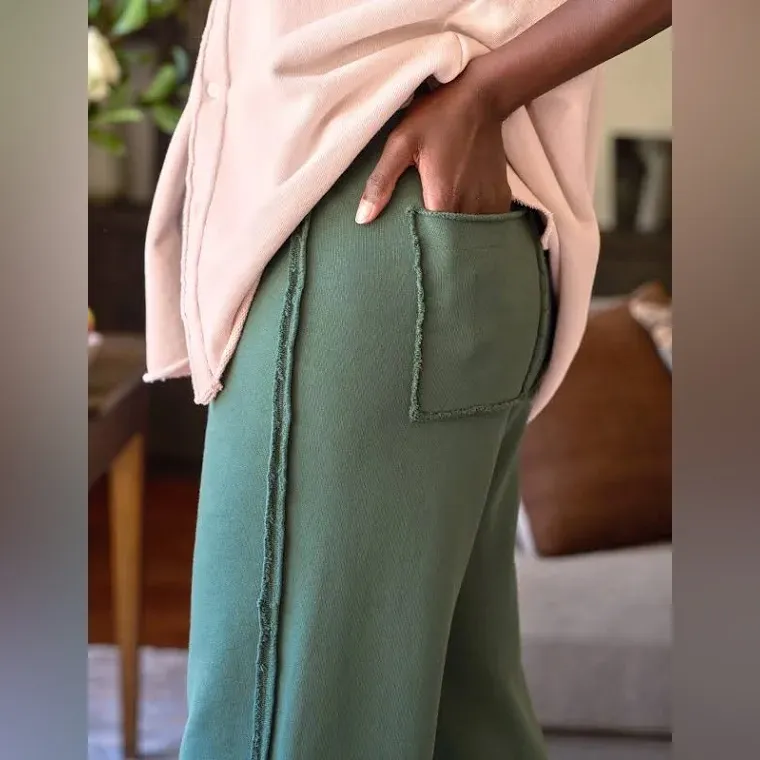Frank and Eileen Bella Sweatpants size Large Green - Image 2