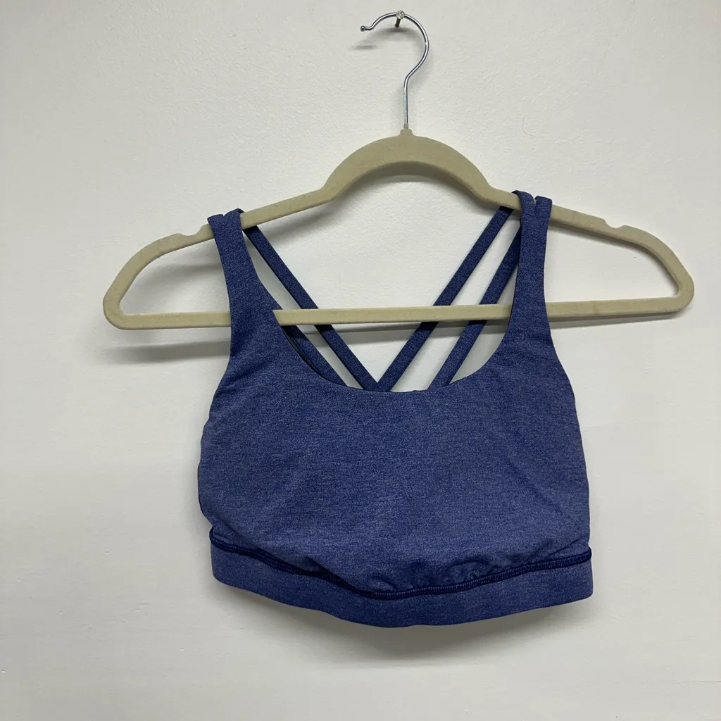 Lululemon Energy Bra *Medium Support, B–D Cup, Heathered Larkspur - Image 5