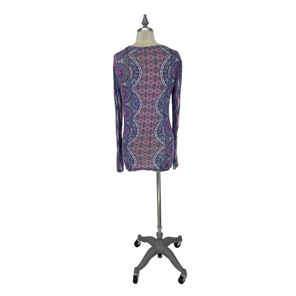 Philosophy Republic Clothing‎ | Women’s Paisley Long Sleeve Top - S - Image 3