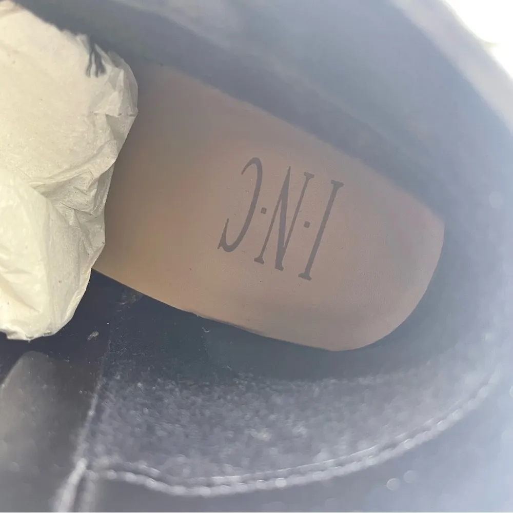 I.N.C suede studded Iliana western style black booties women Size 8 1/2 - Image 12