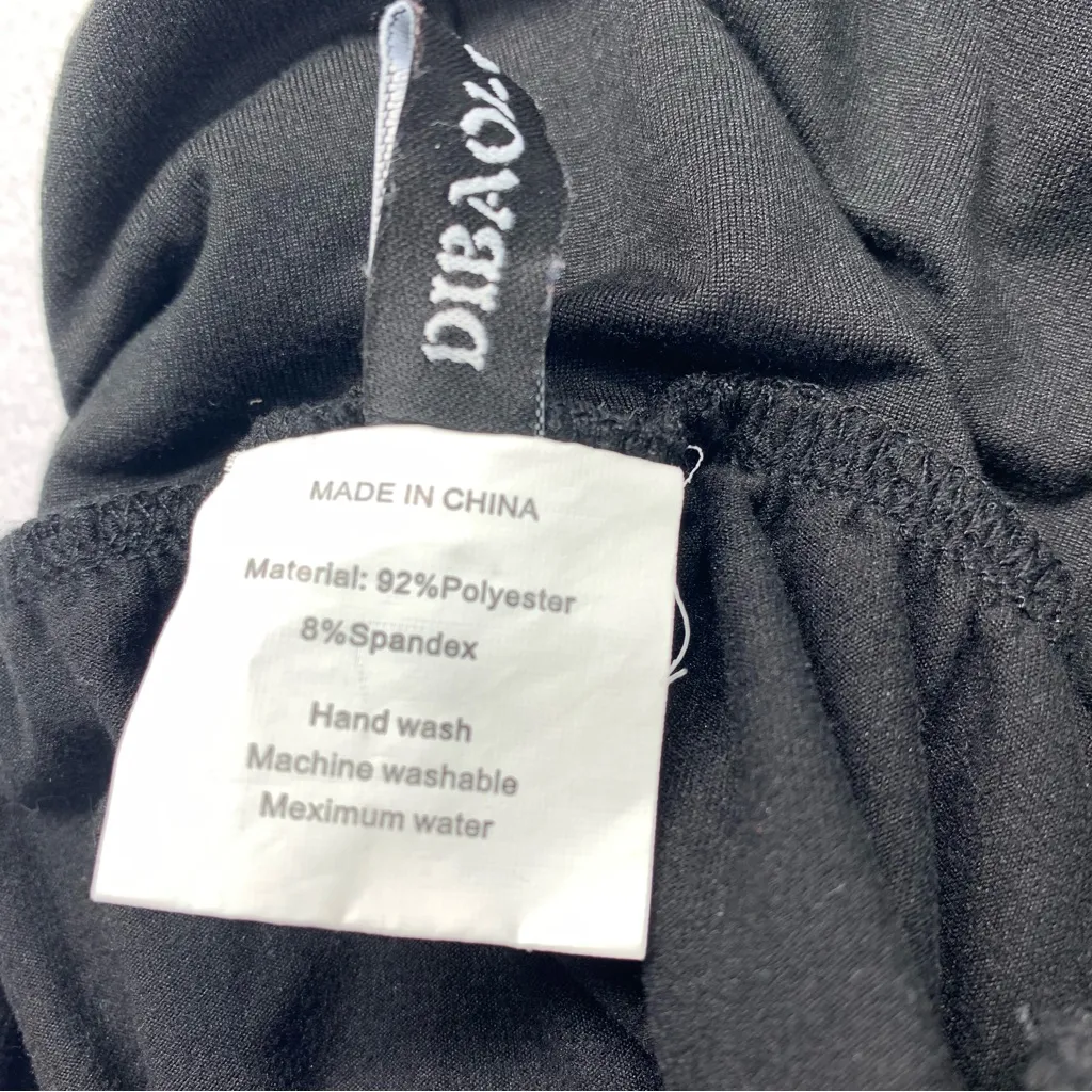 Diba Black Wide Leg Pants with Elastic Waistband Size M - Image 3