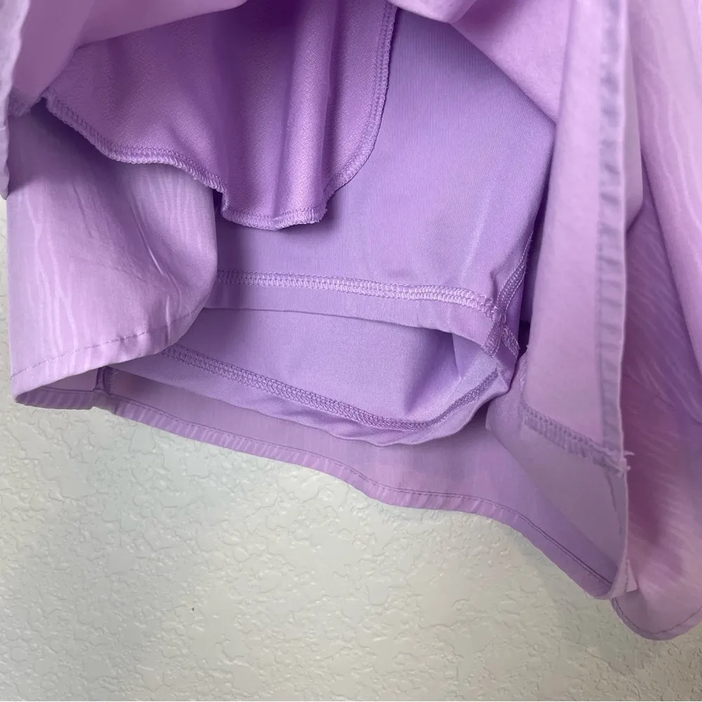 AVIA Lavender Purple Wind Shorts w/Elastic Waist Size XL - Image 4