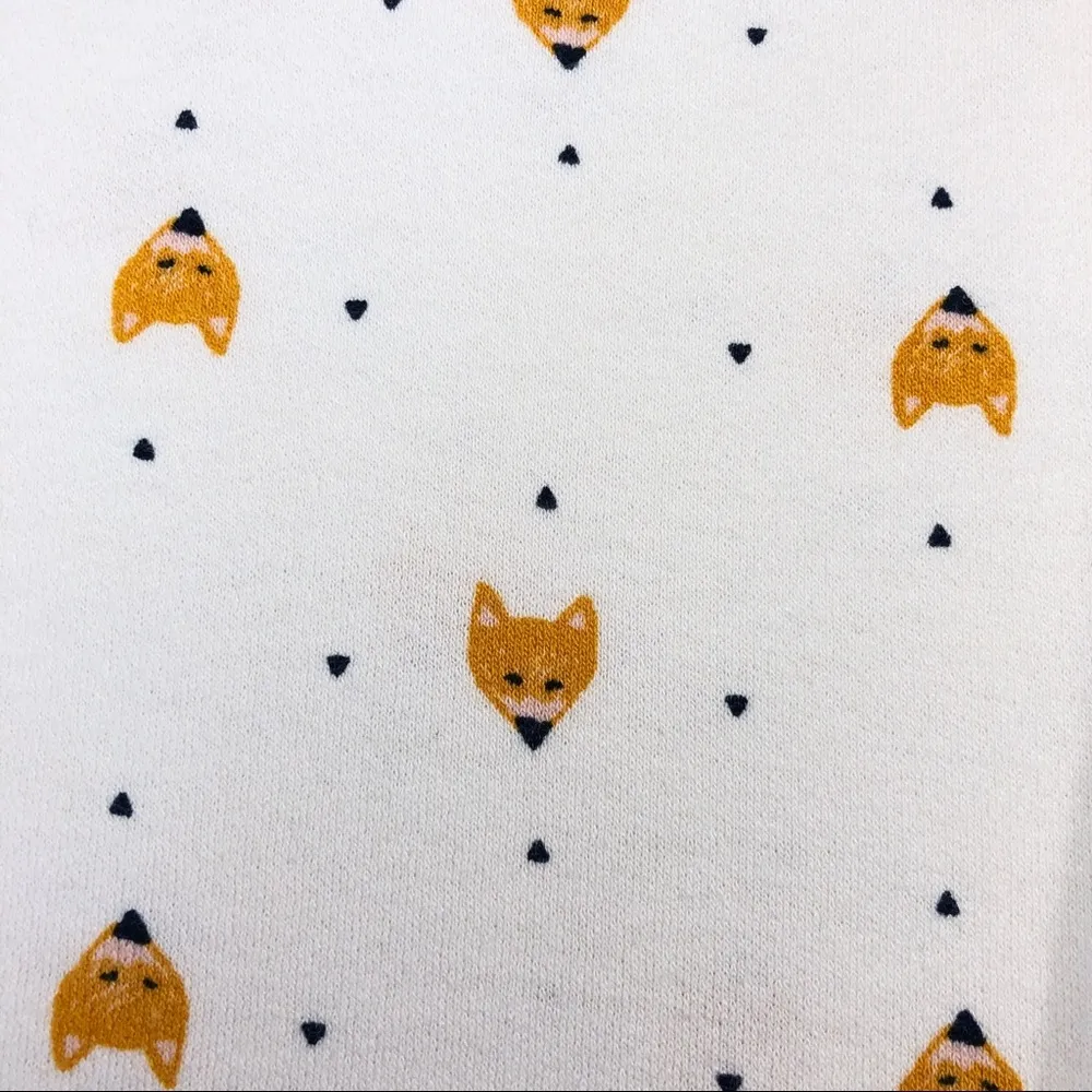 Fox Cold Shoulder Lace Up V neck Top Blouse S/M White Size M - Image 9