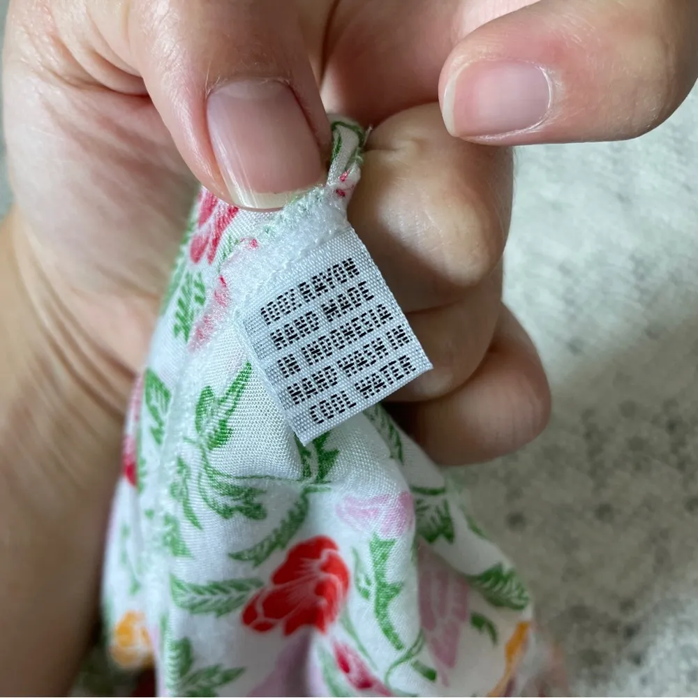 Mila Vintage Colorful Floral Print Ruffle Circle Mini Skirt (XSmall) Red Size XS - Image 6