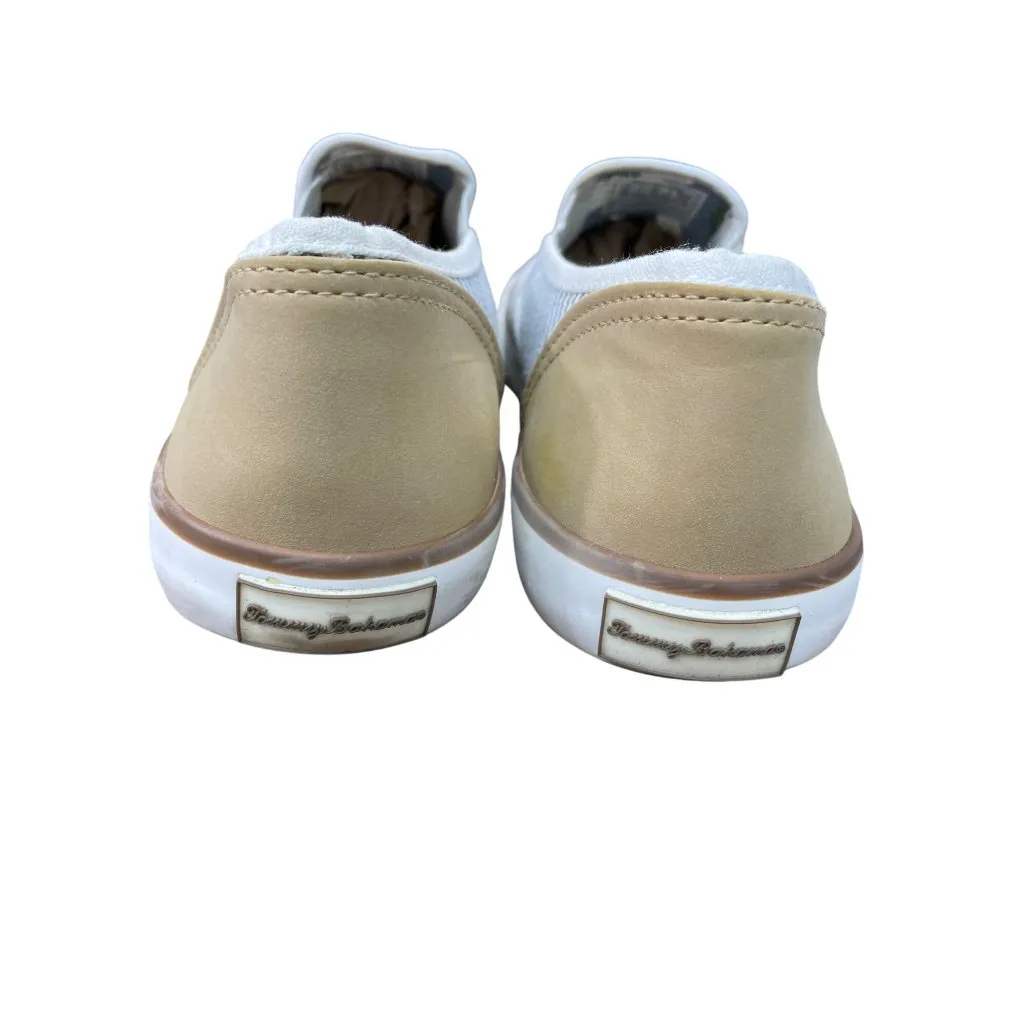 Tommy Bahama womans blue tan Slip-On loafers shoes Size 10 SKU 8868 - Image 6