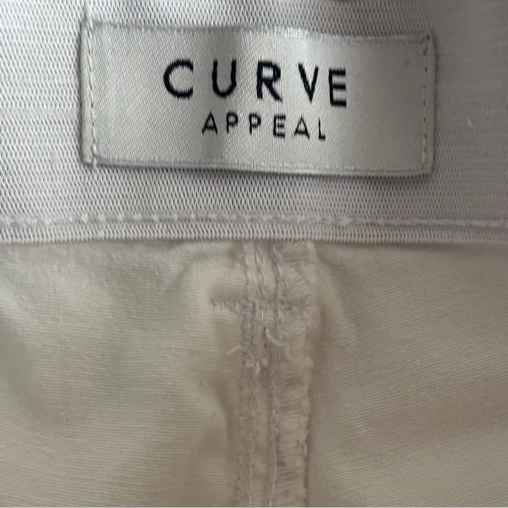 Curve White Weekend Warrior Skinny Jeans 6 - Image 9
