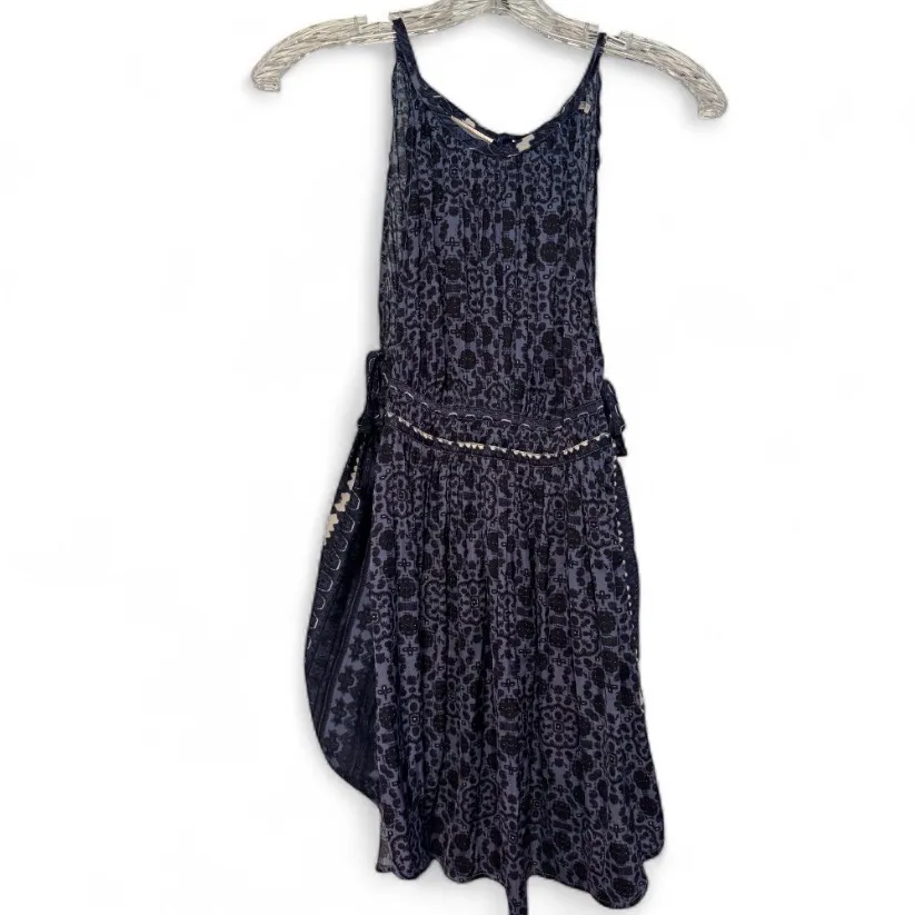 Free People Midsummer Day Side Tie Tunic Mini Dress Sz XS resortwear coastal - Image 4