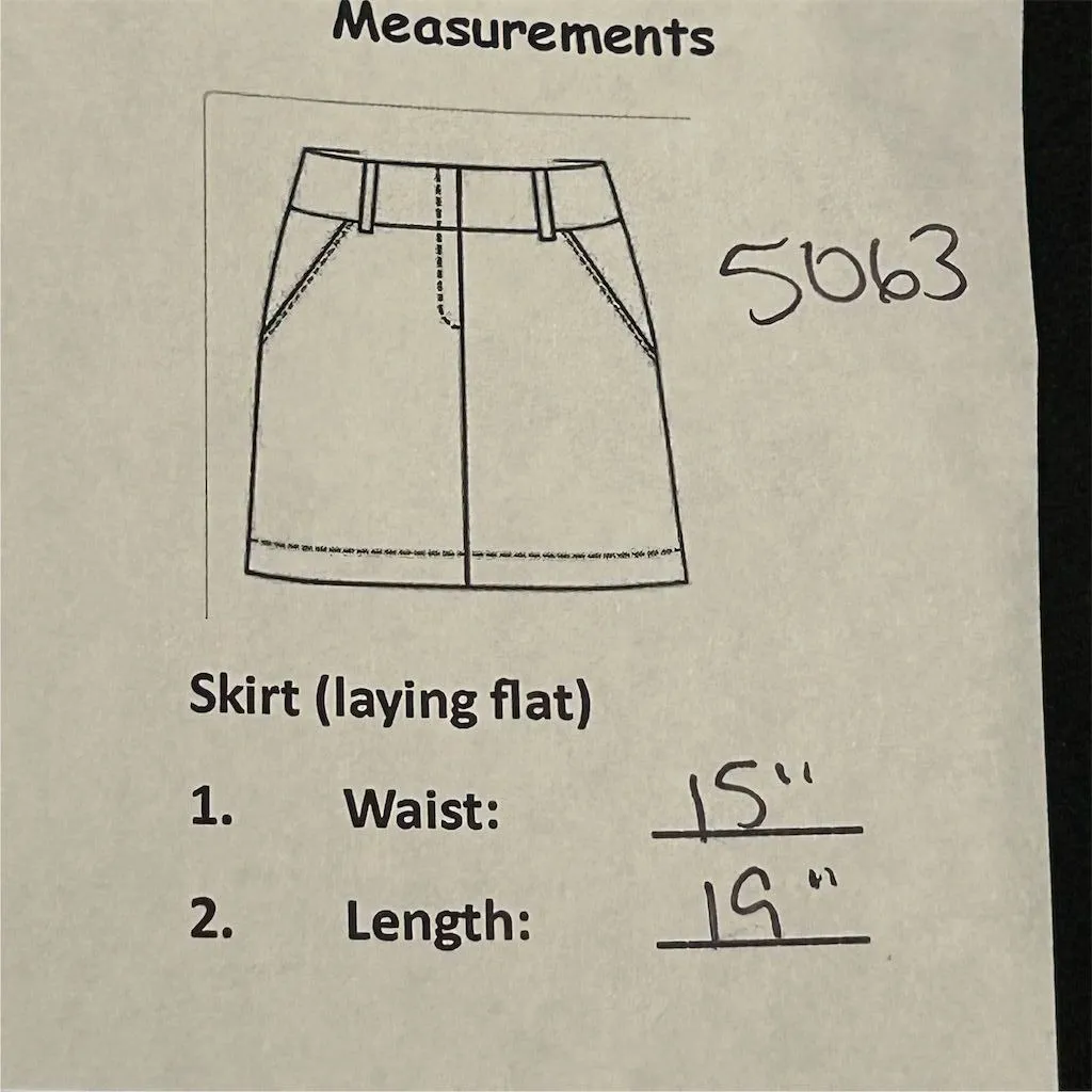 Laundry By Shelli Segal Women's Black Pencil Skirt Size 8 Short Casual - Image 8