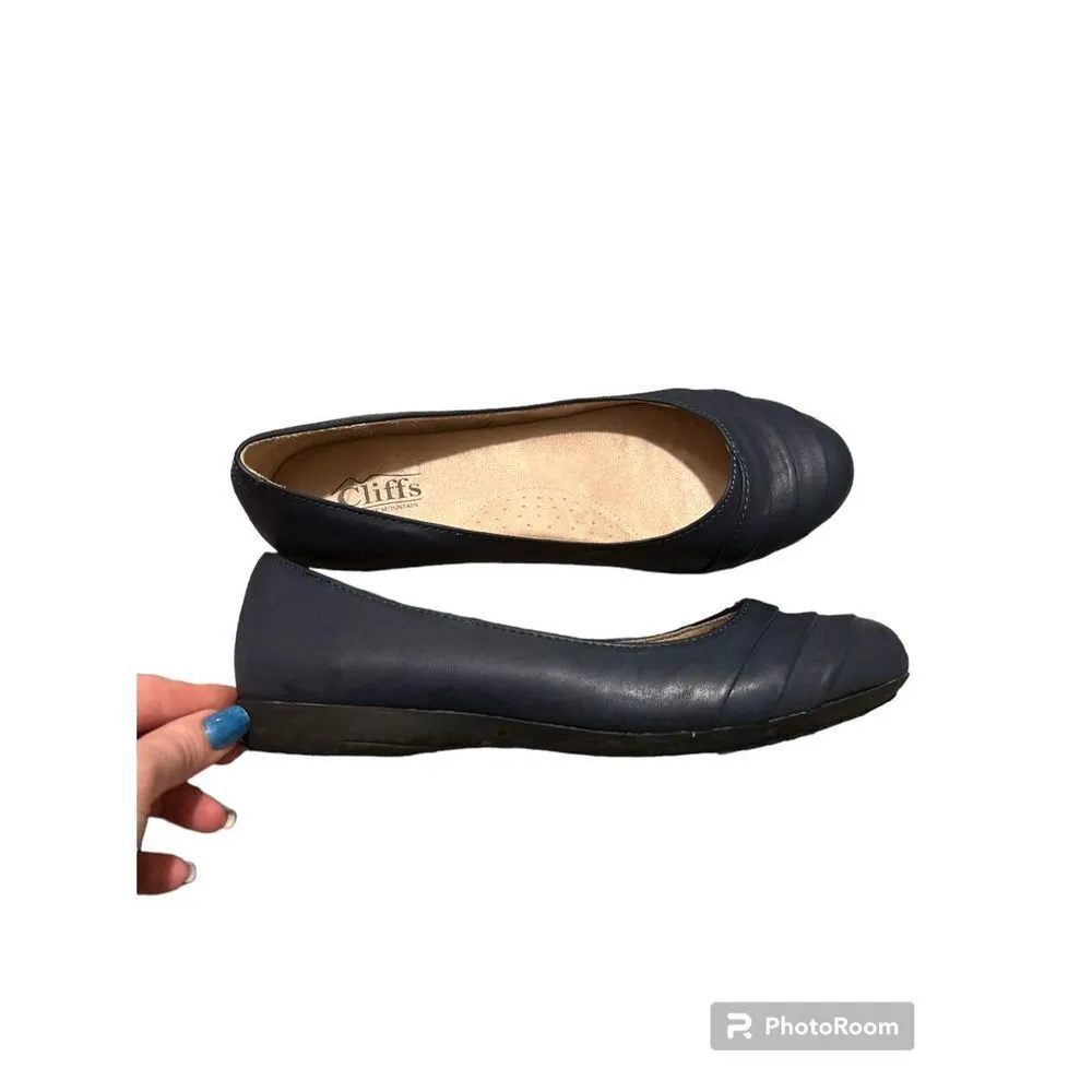 ✨Cliffs by White Mountain Ballet Navy Sz 9.5 Flats - Clara✨ - Image 9