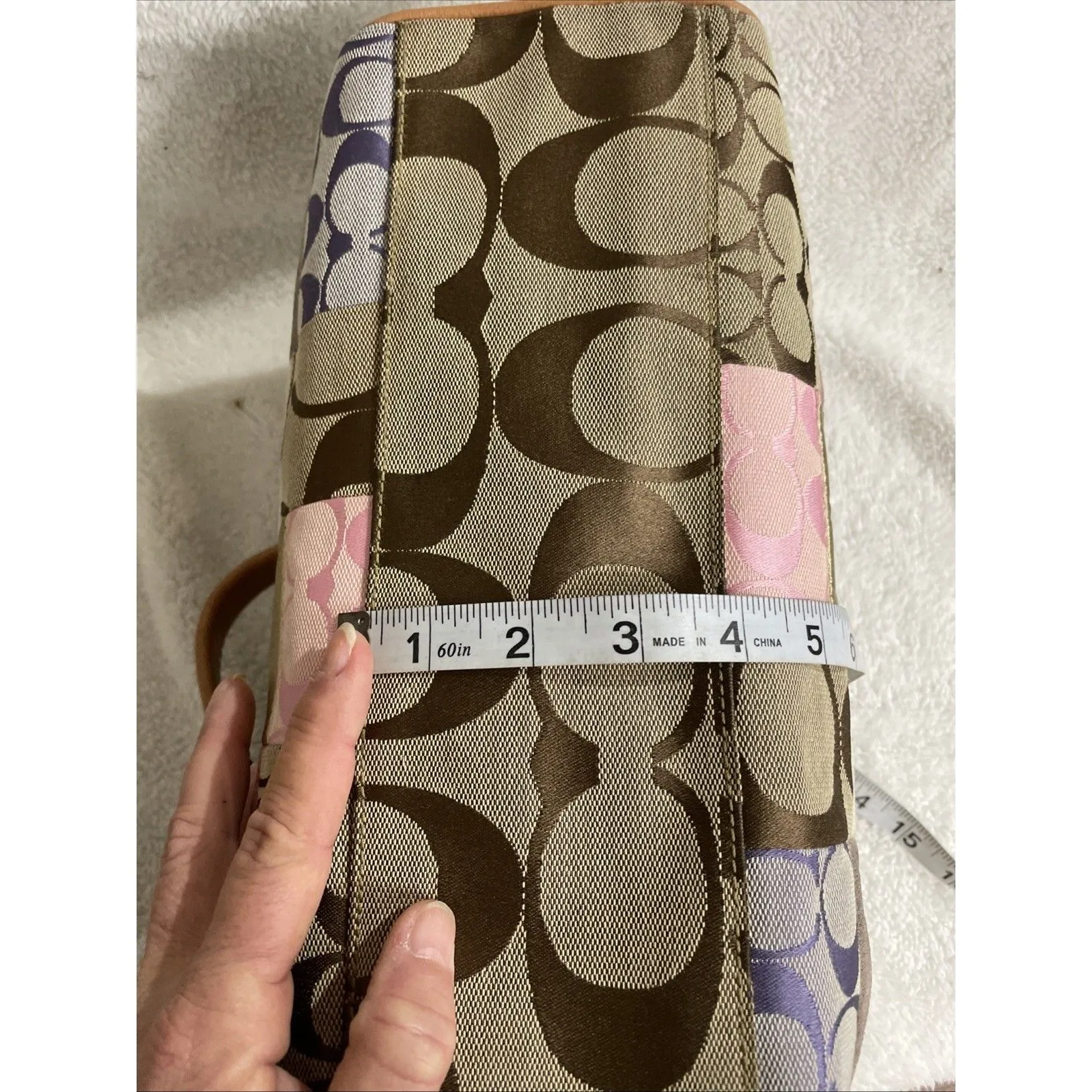 Coach Vintage F13335 Patchwork Handbag - Image 13