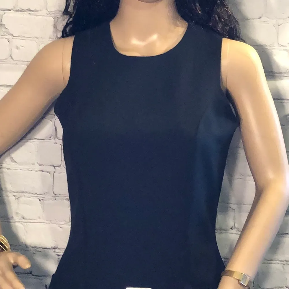 Miss Selfridge LBD Little Black Mini Dress Vintage 1990s Y2K US 8 Runs Small - Image 3