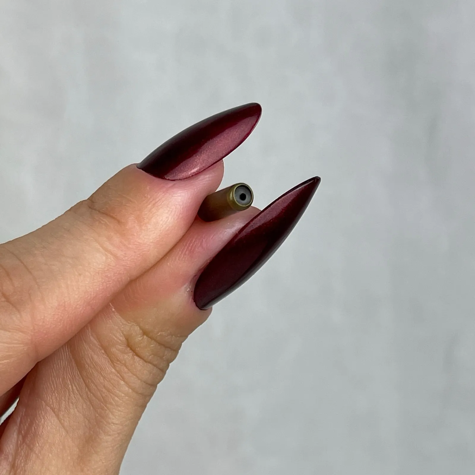 Brass Gold Tone Stick Pin Leaves Charm Mint Green Faceted Dangling Beads - Image 15