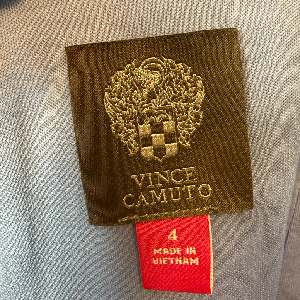 Vince Camuto Double-Strap Fit And Flare Geometric Pattern Dress Women’s Size 4 - Image 2