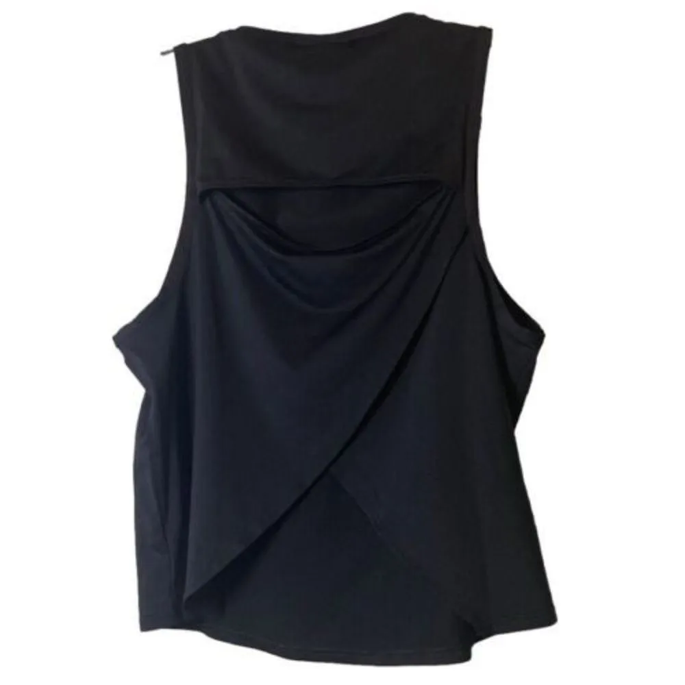 💪 Gymshark Black Tank | Size S | EUC | Crossover Back‎ 💪 - Image 6