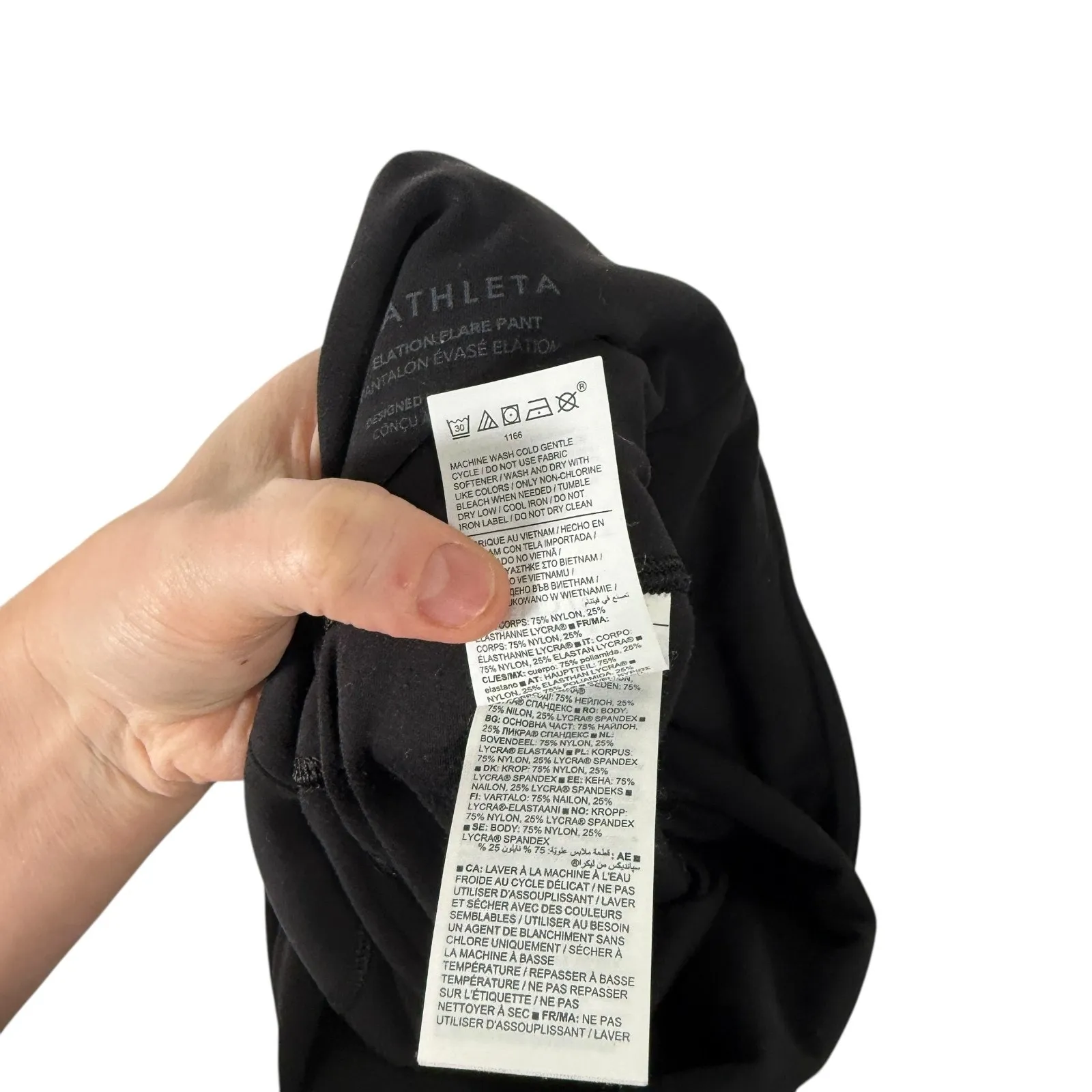 Spanx The Perfect Pant Ponte Flare Black Career Office Business Womens Small - Image 7