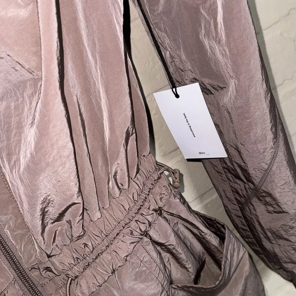 LPA jacket revolve Rina in pine‎ bark xxs nylon zip up toggle pockets - Image 5