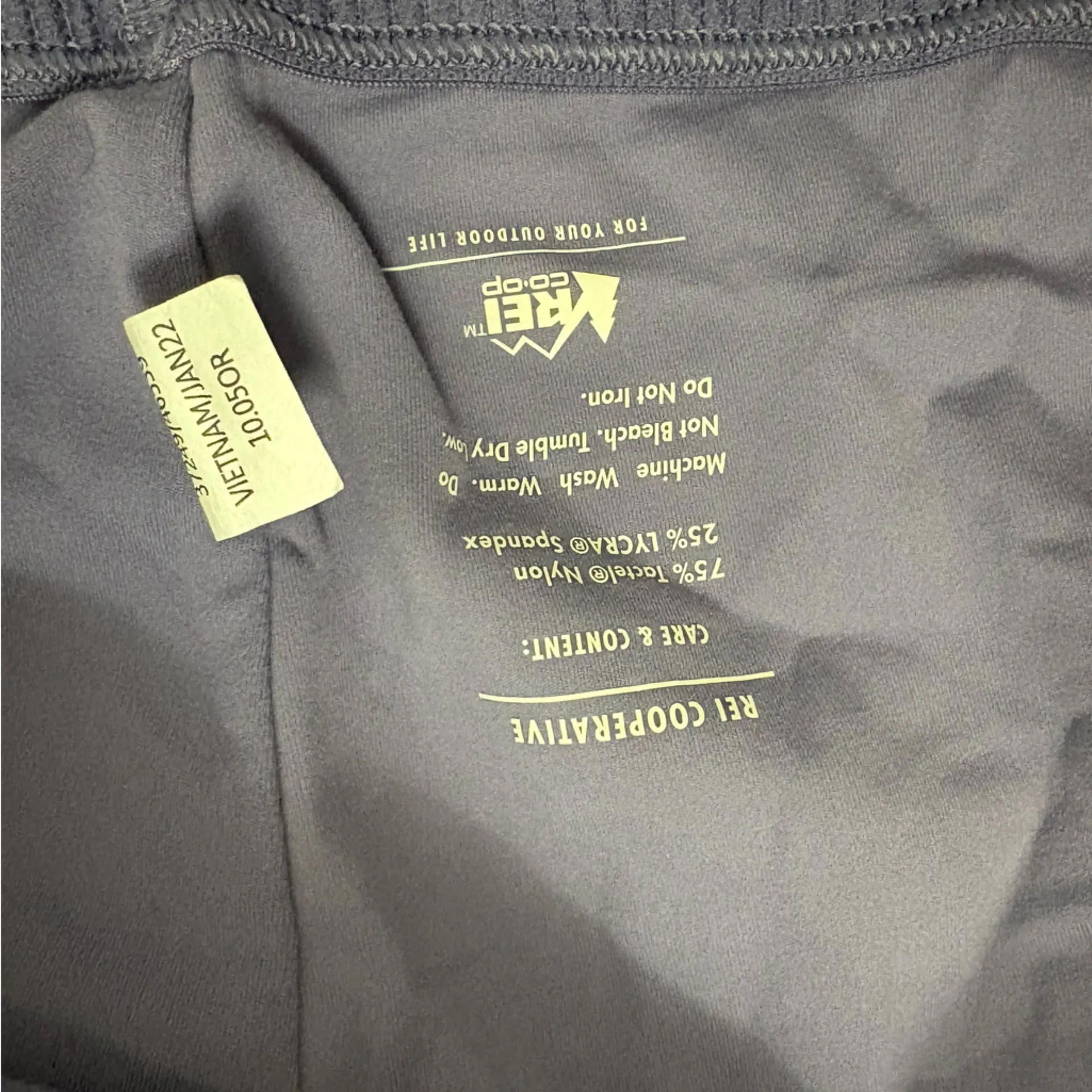 REI Cooperative Co-Op Longline Purple Stretch Crop Tank Top 3X Activewear Sporty - Image 7