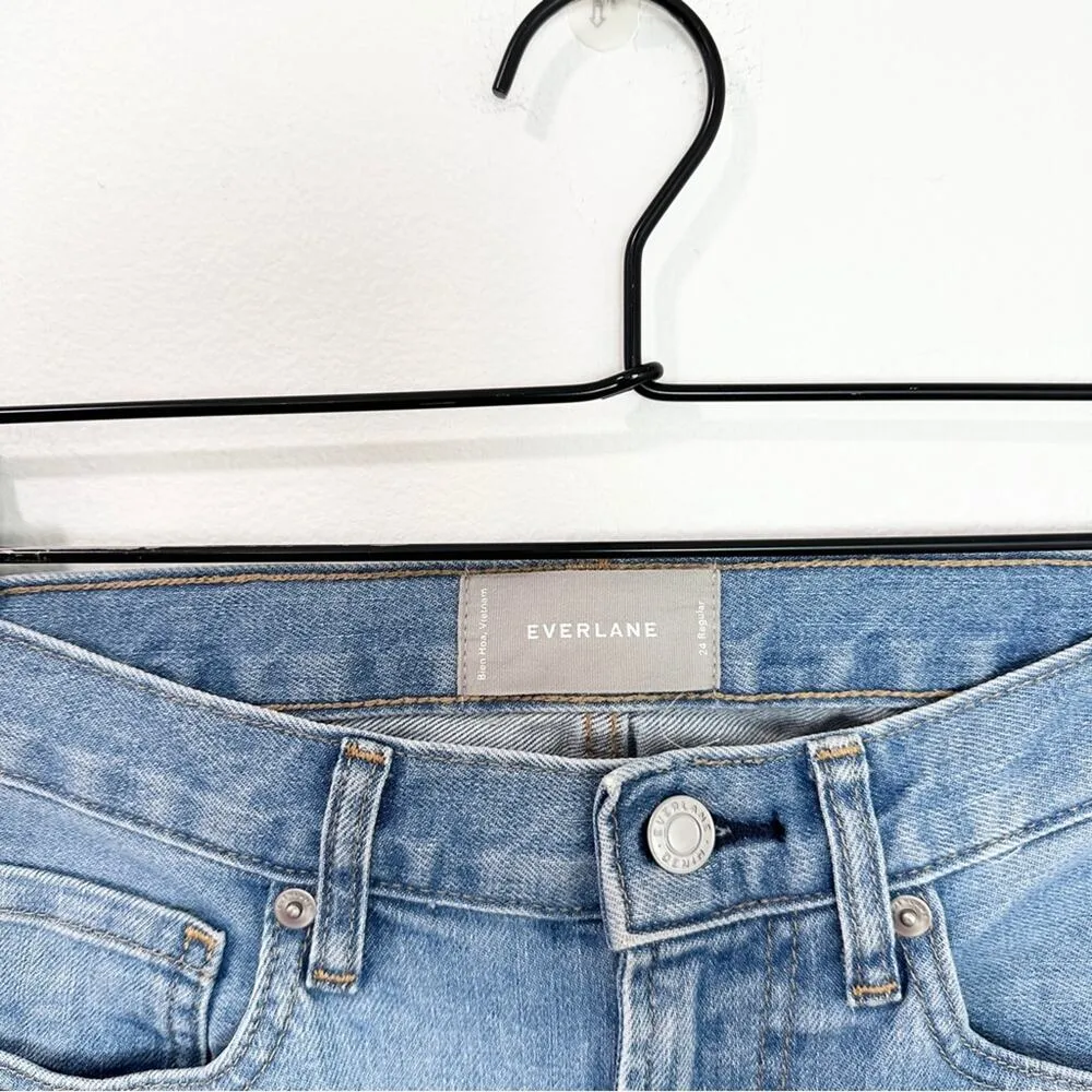 Everlane Light Wash Boyfriend Jeans Relaxed Fit size 24 - Image 4