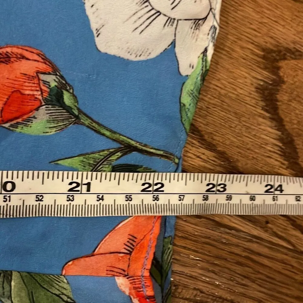 Parker NWT Elara floral ruffle silk blend jumpsuit 2 - Image 11