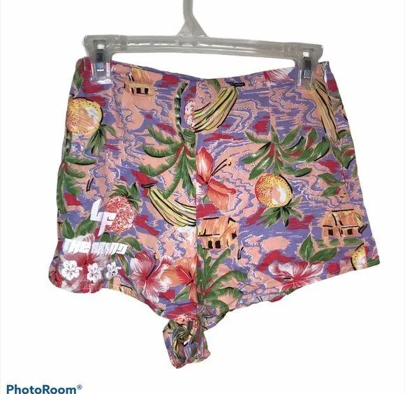 LF The Brand Tropical Hawaiian Lounge Shorts - Image 1