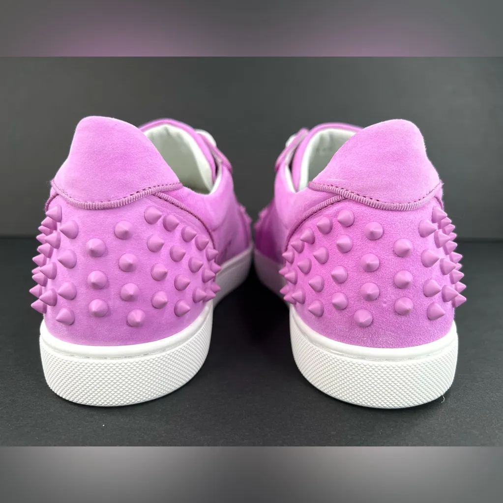 Christian Louboutin Vieira 2 Orlato Flat Bubble Gum Pink Women Sneakers EU 38 - Image 6