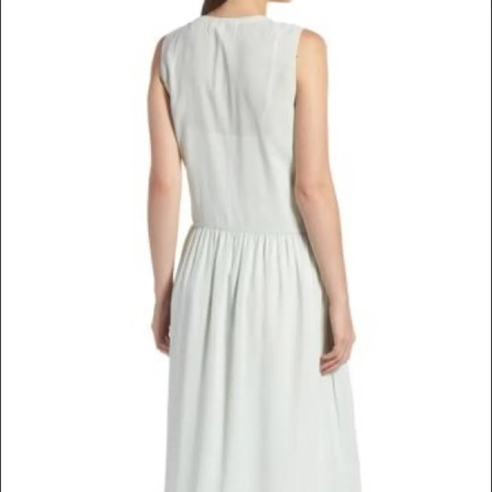 Treasure & Bond Treasure Bond Dress Button Front Green Maxi - Image 2