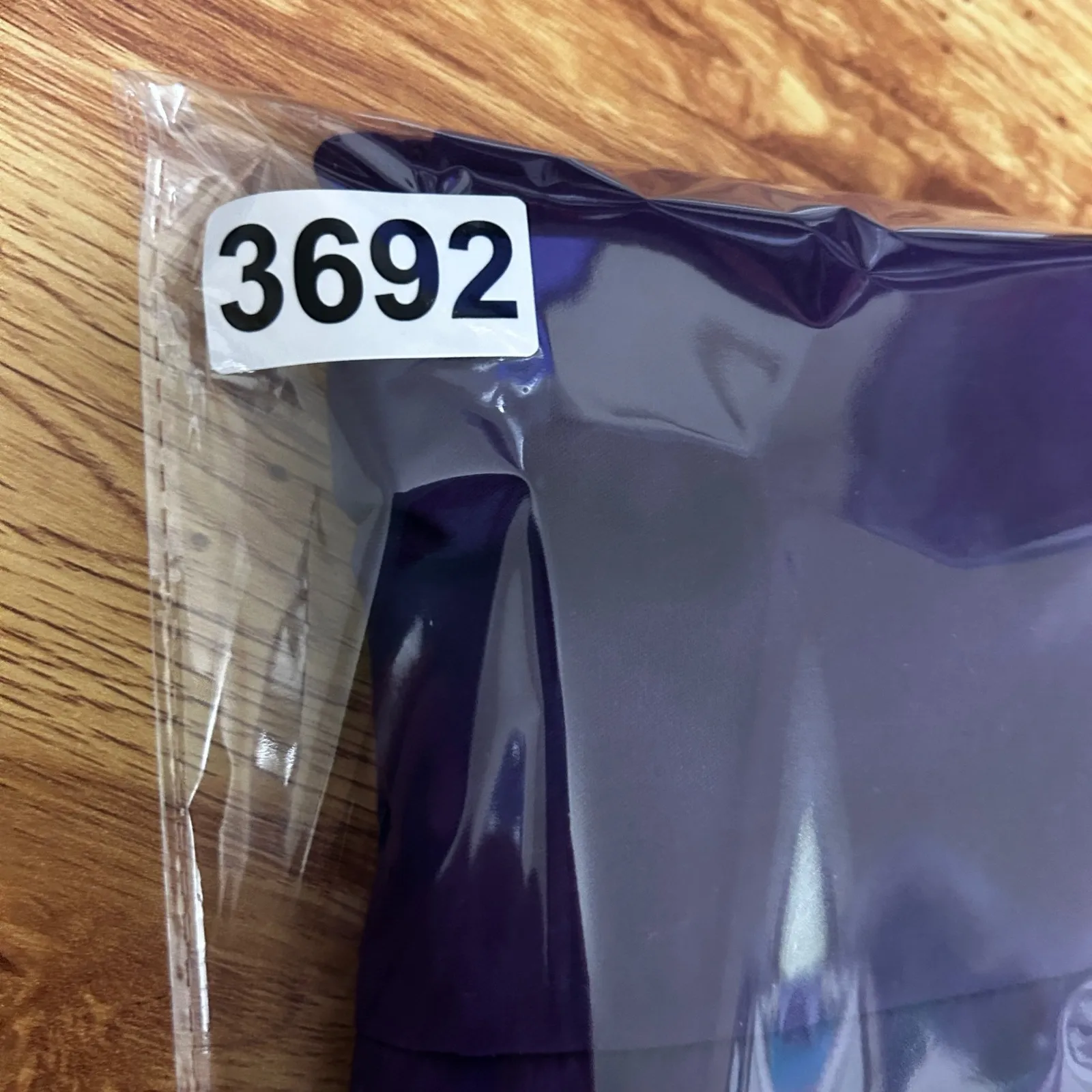 Butter Soft Womens Scrub Top L Purple V Neck 3/4 Sleeve Stretch Nursing Uniform - Image 8