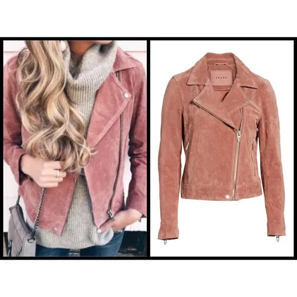 💕BLANKNYC💕 Suede Moto Jacket ~ Coral Cedar - Image 2